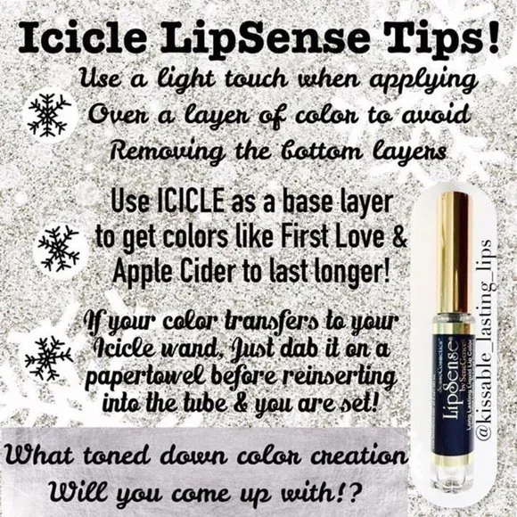 Icicle Lipsense - Picture 3 of 3